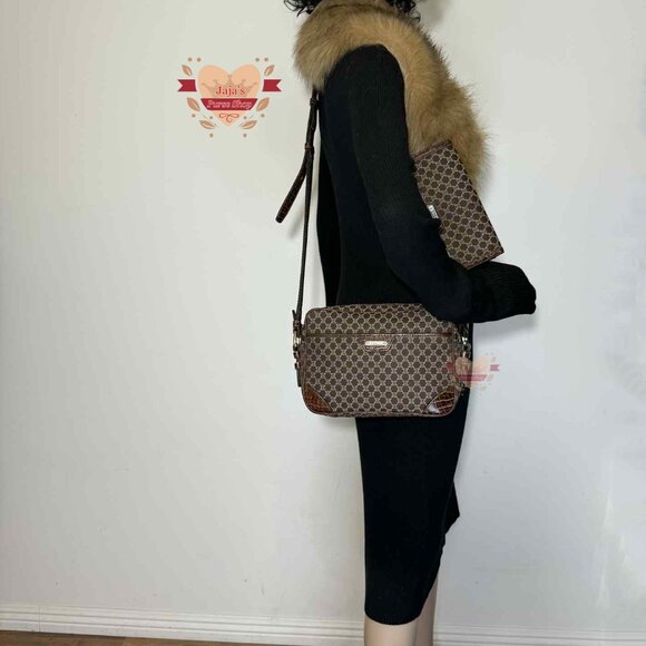 🤎Celine Macadam Canvas & Leather Bag & Wallet-SET🤎 - Picture 15 of 17